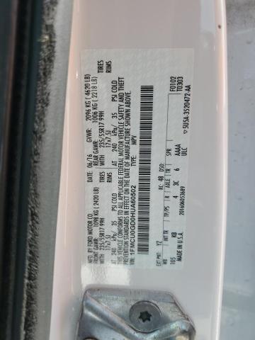 2017 FORD ESCAPE SE - 1FMCU0GD0HUA60502