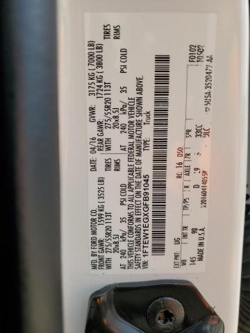 2016 FORD F150 SUPER - 1FTEW1EGXGFB91045