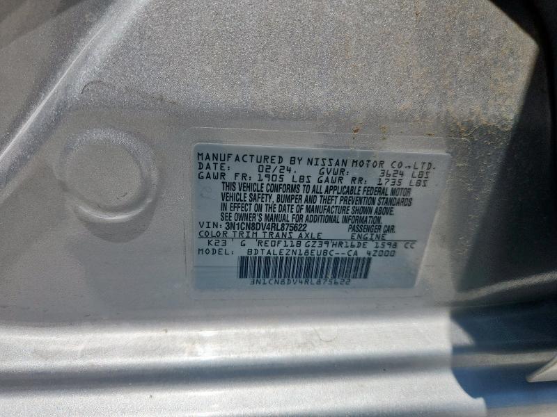 2024 NISSAN VERSA S - 3N1CN8DV4RL875622