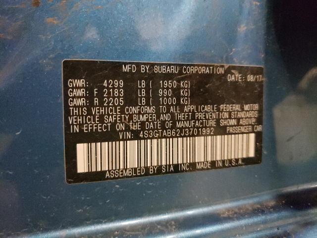2018 SUBARU IMPREZA PR 4S3GTAB62J3701992