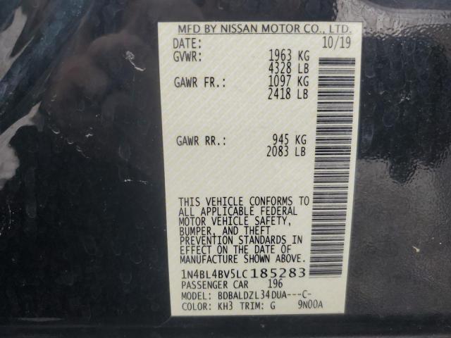 2020 NISSAN ALTIMA S - 1N4BL4BV5LC185283