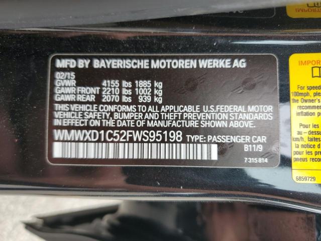 2015 MINI COOPER COU WMWXD1C52FWS95198