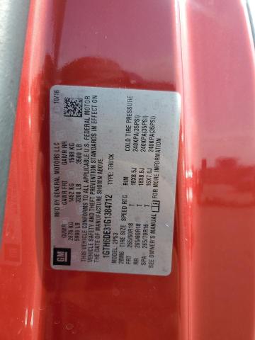 2016 GMC CANYON SLT 1GTH6DE31G1384712