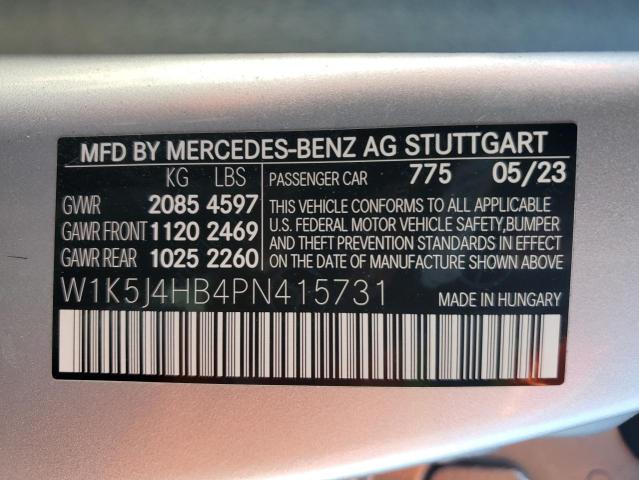 2023 MERCEDES-BENZ CLA 250 4M W1K5J4HB4PN415731