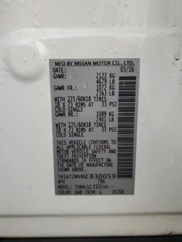 2016 NISSAN ROGUE S - 5N1AT2MV4GC830059