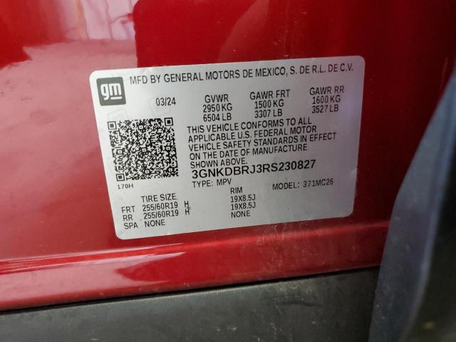 2024 CHEVROLET BLAZER 2LT - 3GNKDBRJ3RS230827