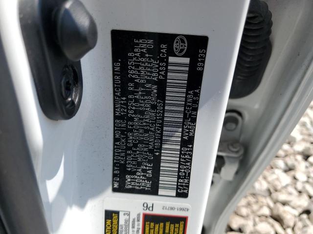 2015 TOYOTA CAMRY HYBR 4T1BD1FK7FU152057