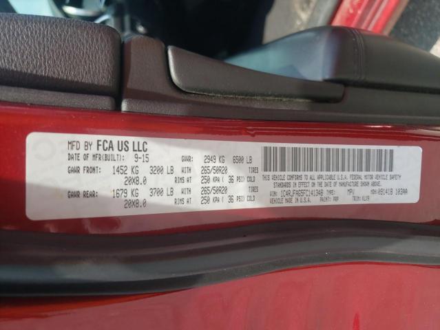 2015 JEEP GRAND CHER - 1C4RJFAG5FC141348