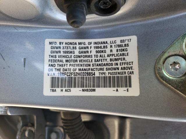 2017 HONDA CIVIC LX - 19XFC2F52HE028854