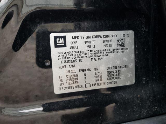 2017 BUICK ENCORE SPO KL4CJ1SB8HB215537