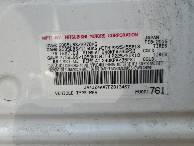2015 MITSUBISHI OUTLANDER JA4JZ4AX7FZ013467