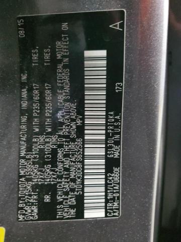 2015 TOYOTA SIENNA XLE - 5TDYK3DC8FS652566