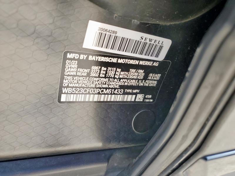 2023 BMW IX XDRIVE5 WB523CF03PCM61433