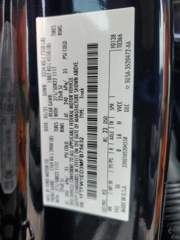 2021 FORD F150 SUPER - 1FTFW1ED3MFB75632