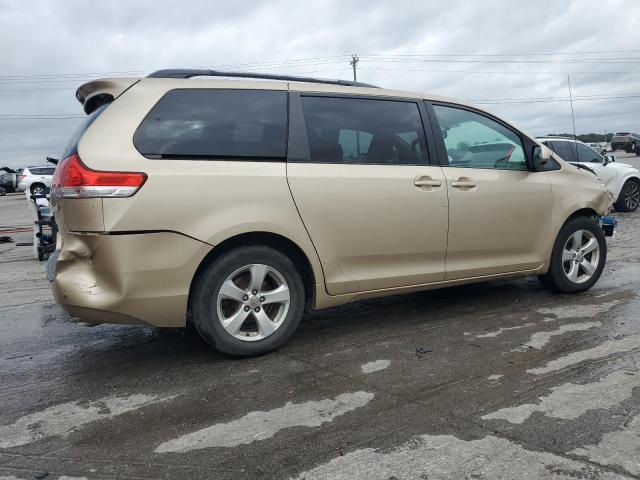 TOYOTA SIENNA LE 2011 gold  gas 5TDKK3DC0BS166690 photo #4