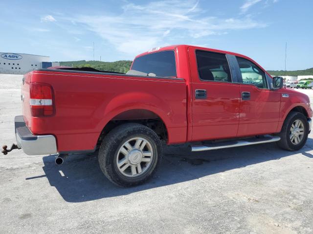 FORD F150 SUPER 2008 red crew pic gas 1FTRW12W08KE97712 photo #4
