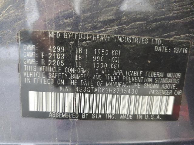2017 SUBARU IMPREZA PR 4S3GTAD63H3705430