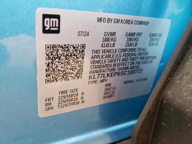 2025 CHEVROLET TRAX ACTIV KL77LKEP6SC100772