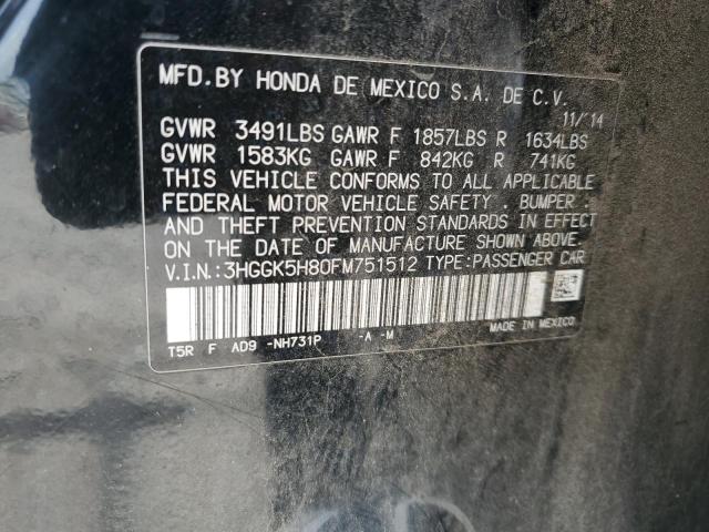 2015 HONDA FIT EX 3HGGK5H80FM751512