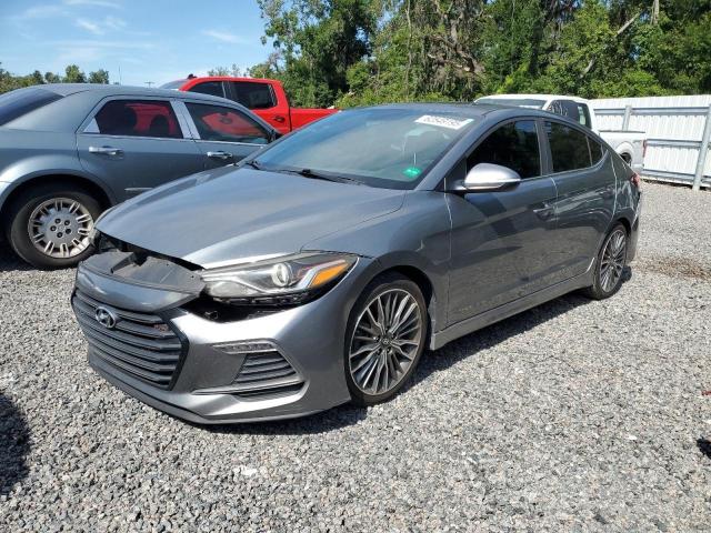 Vin: kmhd04lb1ju498799, lot: 62549195, hyundai elantra sport 2018 img_1