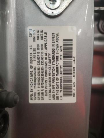 2018 HONDA CR-V TOURI - 7FARW2H97JE037025