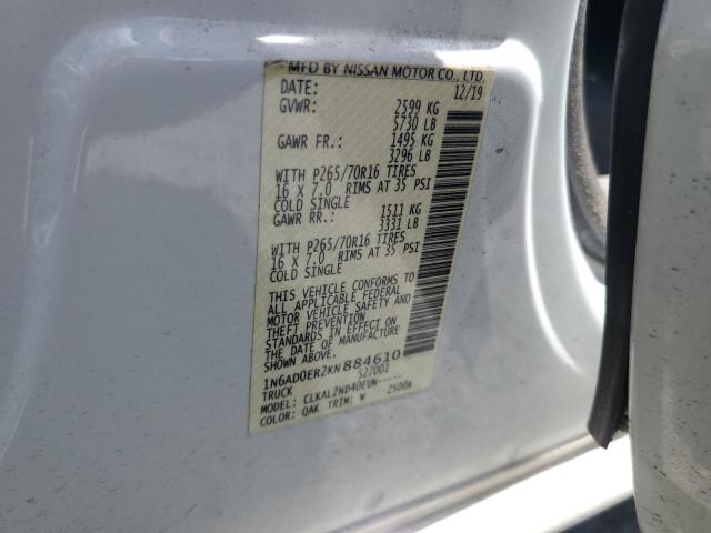 2019 NISSAN FRONTIER S 1N6AD0ER2KN884610