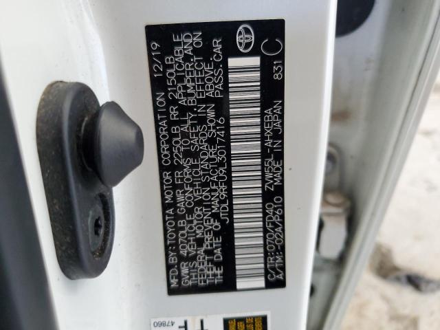 2020 TOYOTA PRIUS LE - JTDL9RFU9L3017416