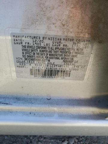 2021 NISSAN VERSA SV 3N1CN8EV0ML837716