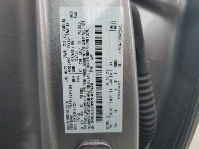 2024 FORD ESCAPE ACT - 1FMCU9GN9RUA75420