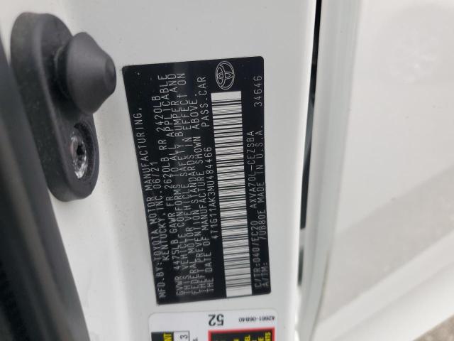2021 TOYOTA CAMRY SE - 4T1G11AK3MU484466