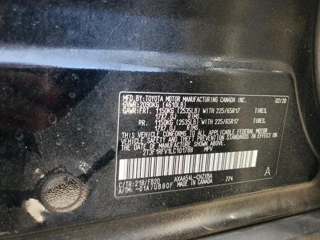 2020 TOYOTA RAV4 LE - 2T3F1RFV1LC101788