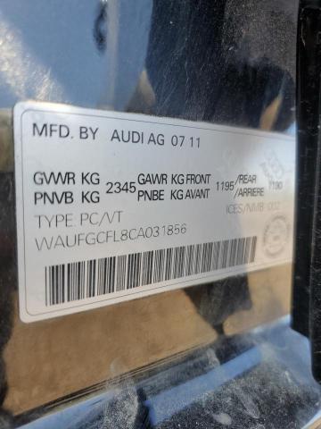 2012 AUDI S4 PREMIUM - WAUFGCFL8CA031856