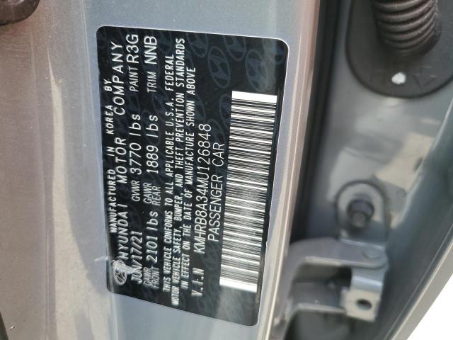 2021 HYUNDAI VENUE SE KMHRB8A34MU126848