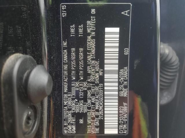 2016 LEXUS RX 350 BAS 2T2BZMCA5GC009119