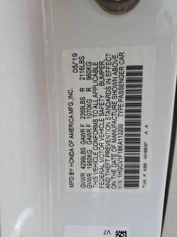 2019 HONDA ACCORD LX 1HGCV1F18KA113200