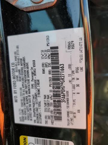 2016 FORD FUSION SE - 3FA6P0H79GR271663