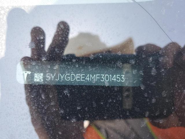 2021 TESLA MODEL Y 5YJYGDEE4MF301453
