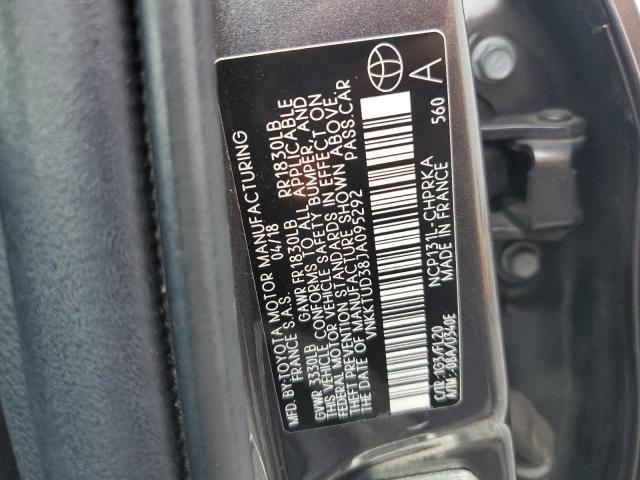 2018 TOYOTA YARIS L VNKKTUD38JA095292