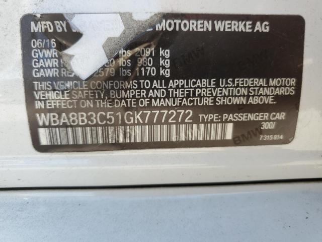 2016 BMW 340 I WBA8B3C51GK777272