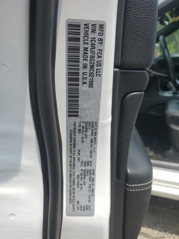 Lot #3303688024 2021 JEEP GRAND CHER