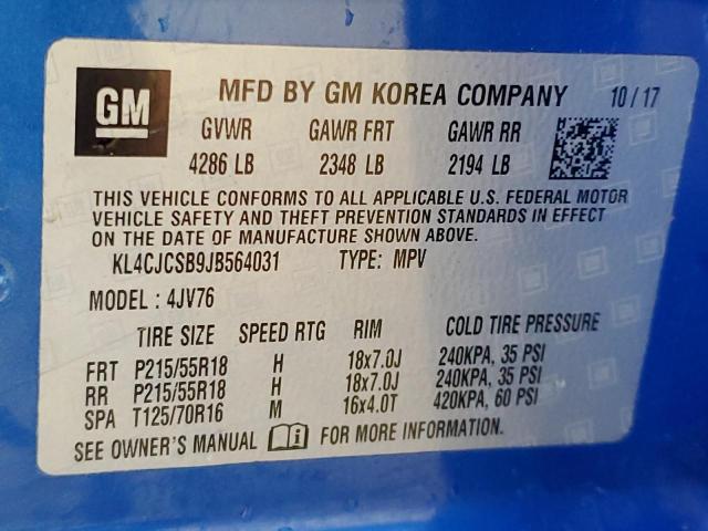 2018 BUICK ENCORE ESS KL4CJCSB9JB564031