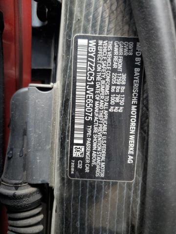 2018 BMW I3 BEV WBY7Z2C51JVE65075