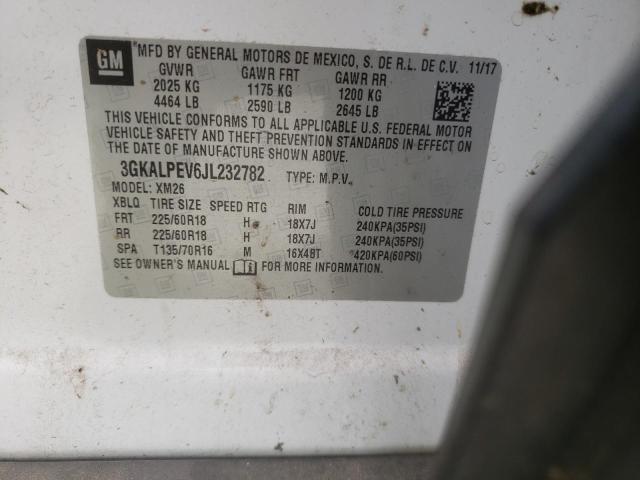 2018 GMC TERRAIN SL 3GKALPEV6JL232782