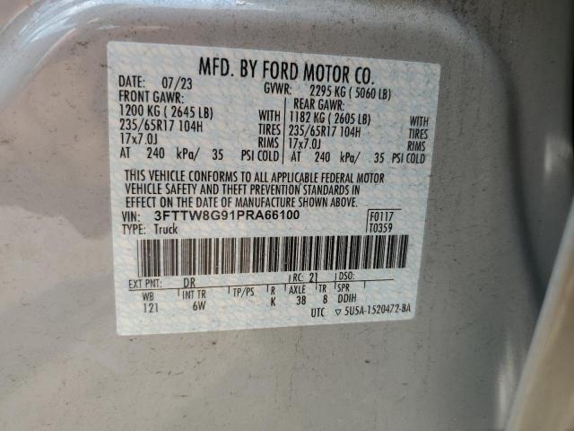 2023 FORD MAVERICK X 3FTTW8G91PRA66100