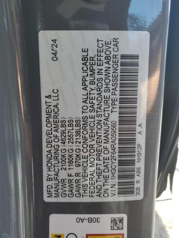 2024 HONDA ACCORD HYB - 1HGCY2F64RA059560