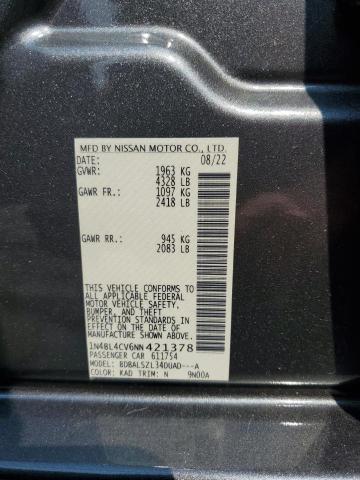 2022 NISSAN ALTIMA SR 1N4BL4CV6NN421378