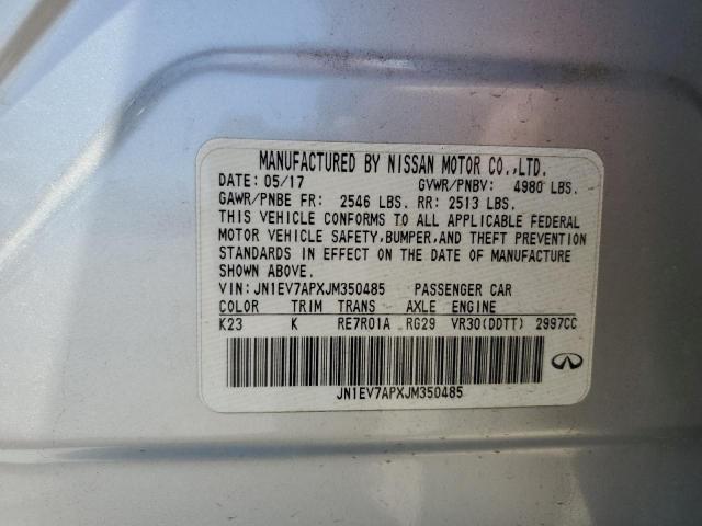 2018 INFINITI Q50 LUXE JN1EV7APXJM350485