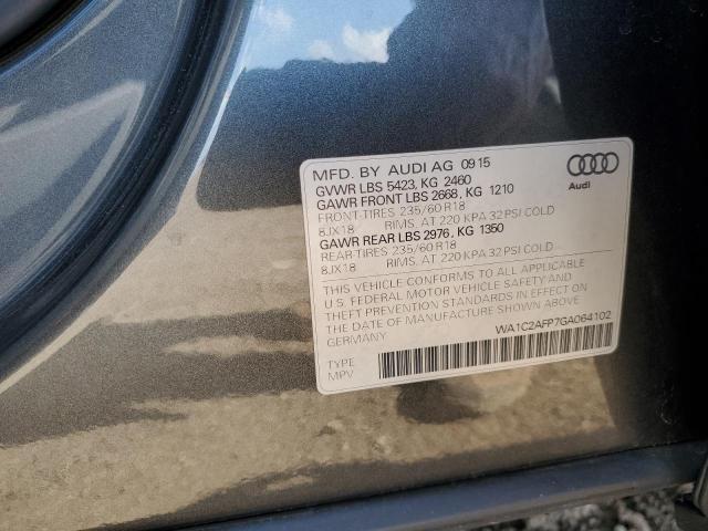 2016 AUDI Q5 PREMIUM - WA1C2AFP7GA064102