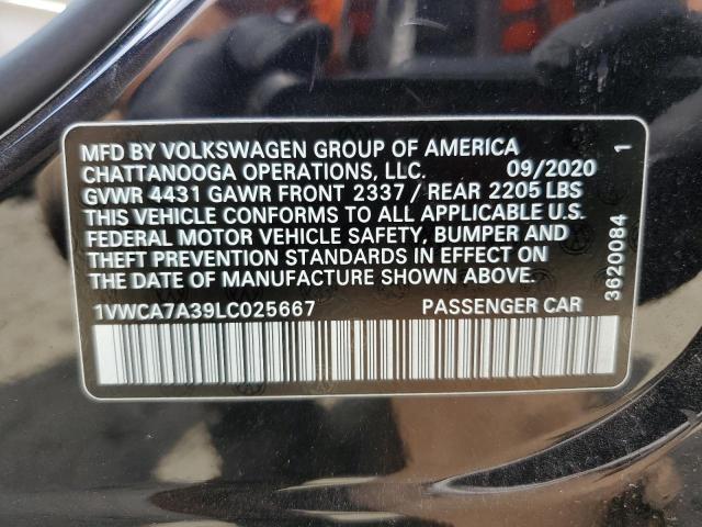 2020 VOLKSWAGEN PASSAT SEL - 1VWCA7A39LC025667