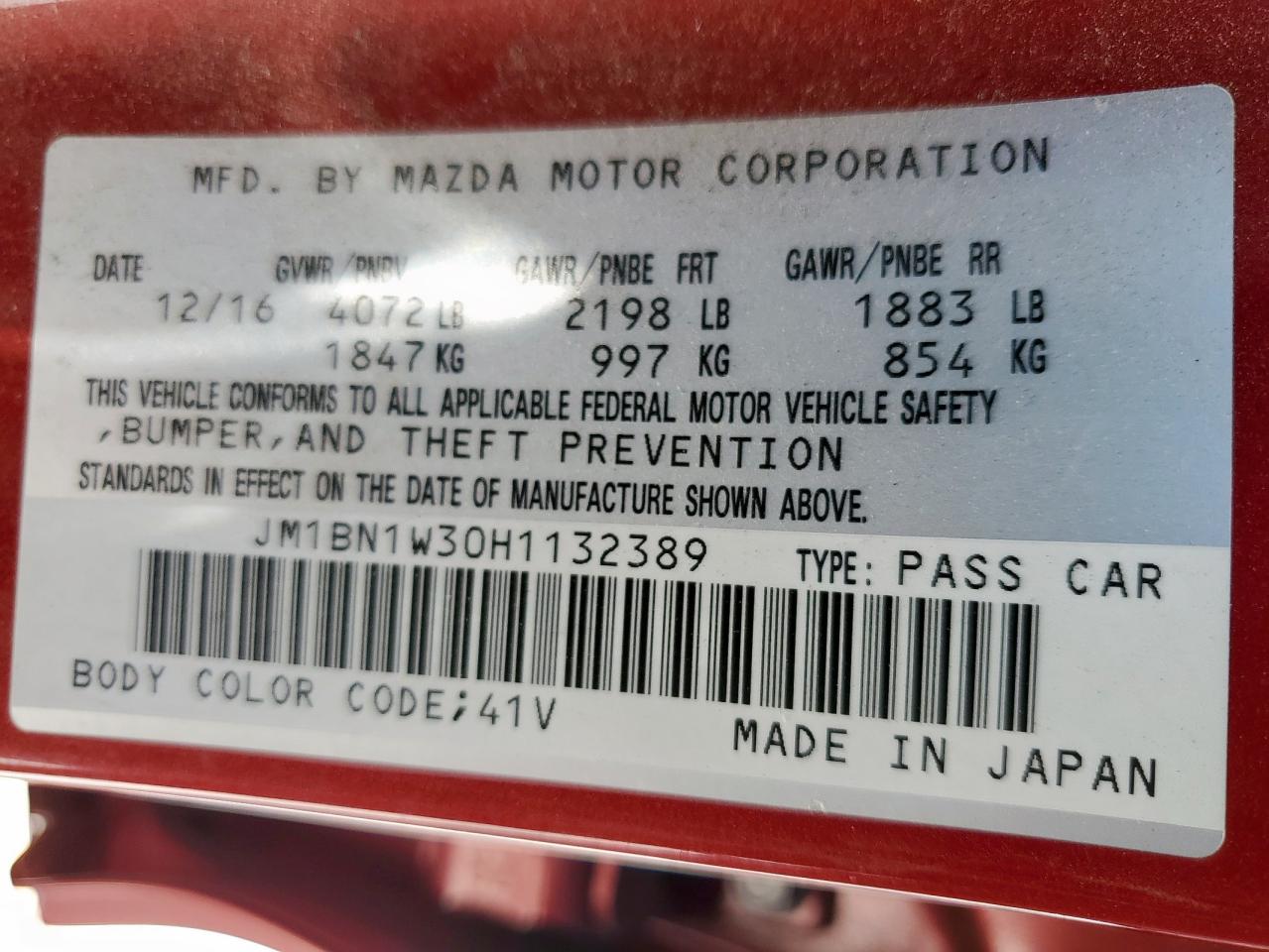 MAZDA 3 GRAND TOURING